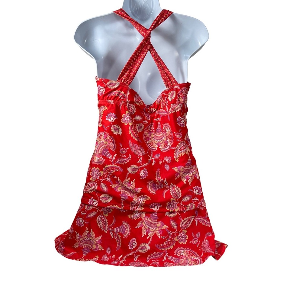 2 Piece Red Bathing Suit - Picture 2 of 16